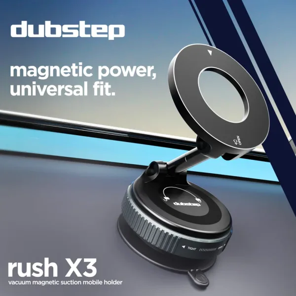 Dubstep Rush X3 Magnetic Mobile Holder (Black)