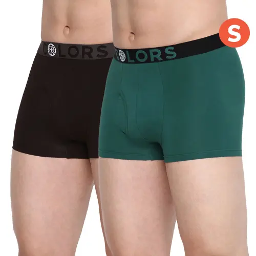 Rupa Frontline Colours Men's Trunk - 100 cm (XXL) - Teal Green & Brown