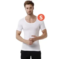 Rupa Frontline Round Neck Sleeve Men's Vest - White