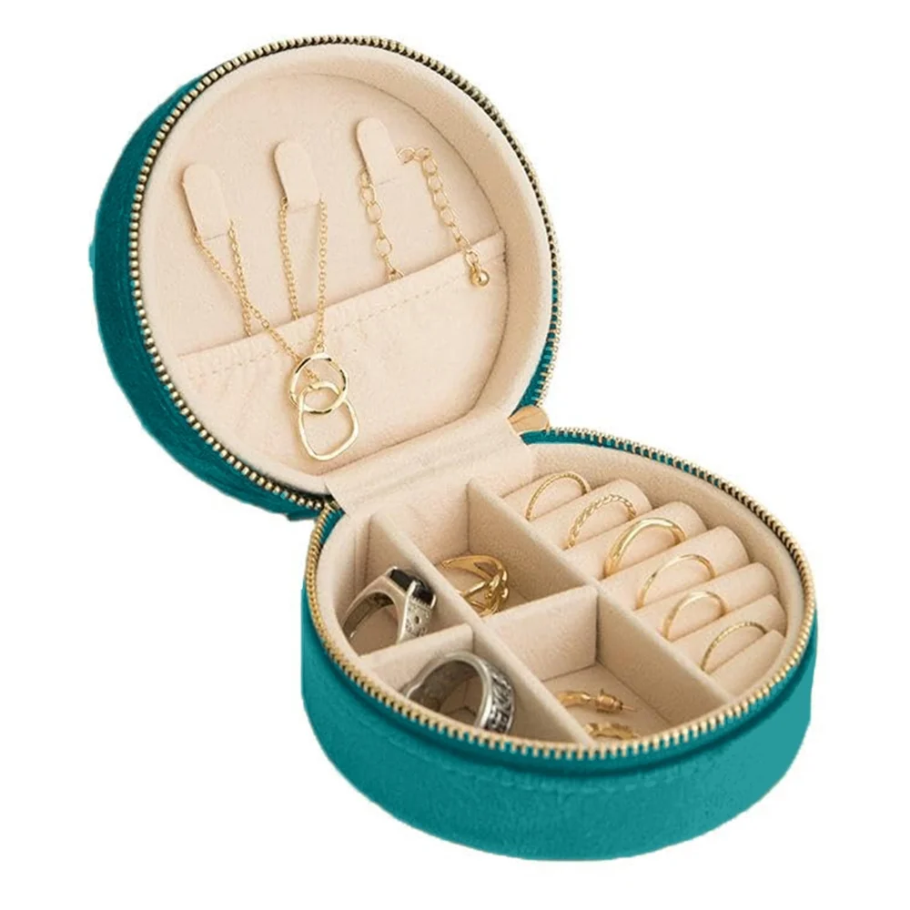 Cortina Jewellery Organiser Box J2 Peacock Green