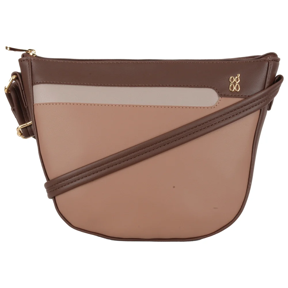 GG By Baggit Lxe Magno 3T5 E Ziba Sling Bag - Brown