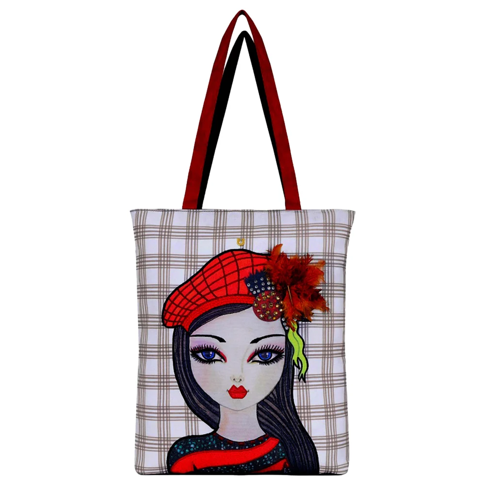 Pick Pocket Freda Feather Tote Bag - Multicolour