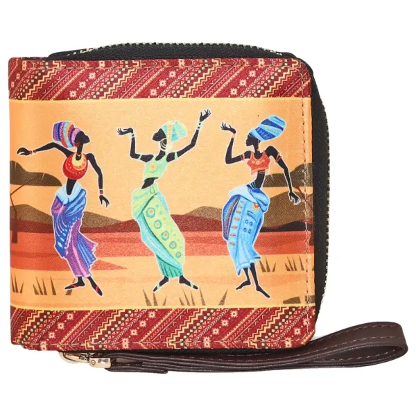 Sabhyata Masai Lady Design Wallet (SW4-06) - Yellow
