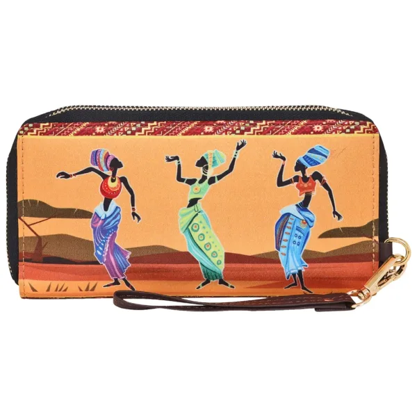 Sabhyata Masai Lady Design Wallet (SW09-06) - Yellow