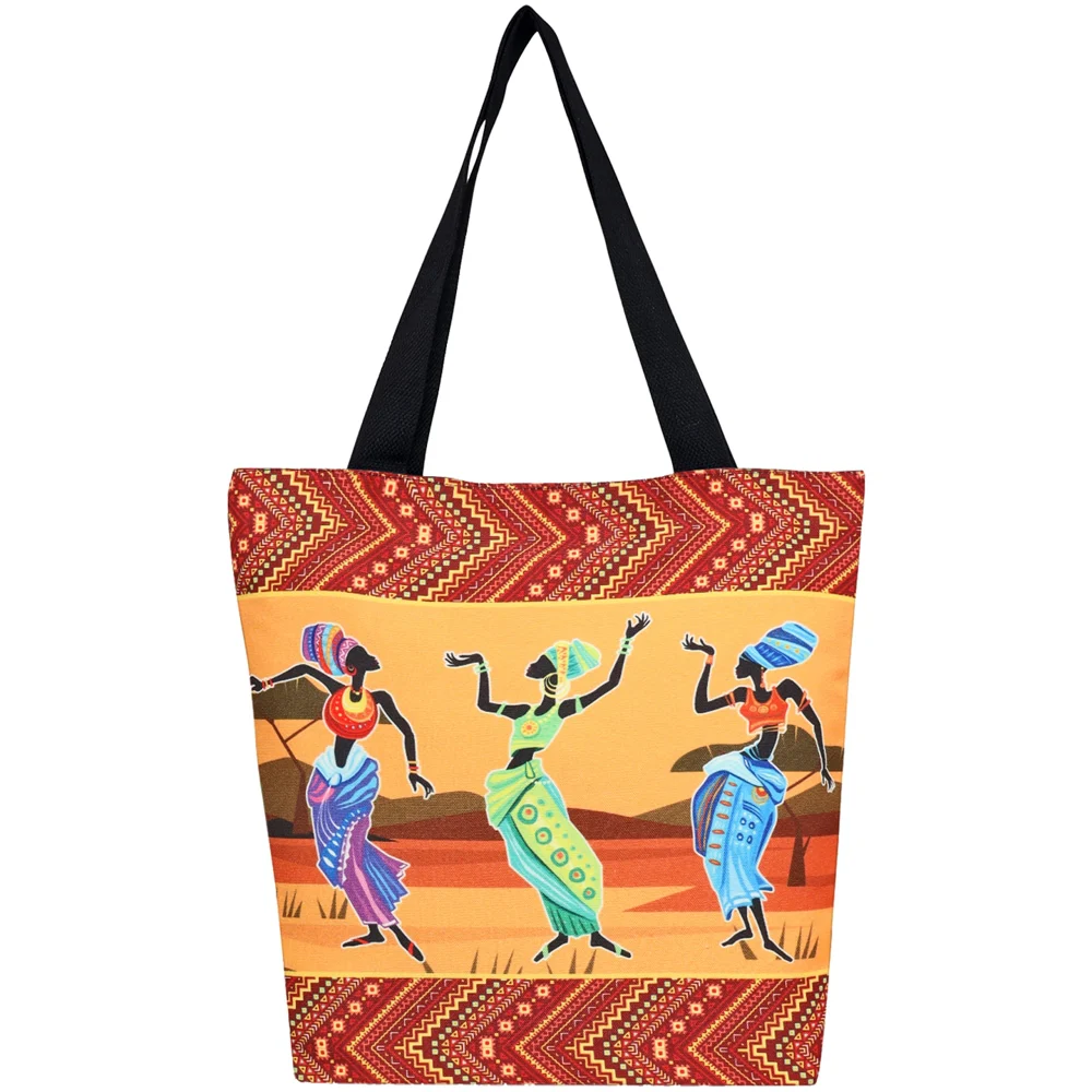 Sabhyata Masai Lady Design Tote Bag (ST150-06) - Yellow