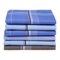Crossline Cotton Men's Hanky (Multicolour) D2