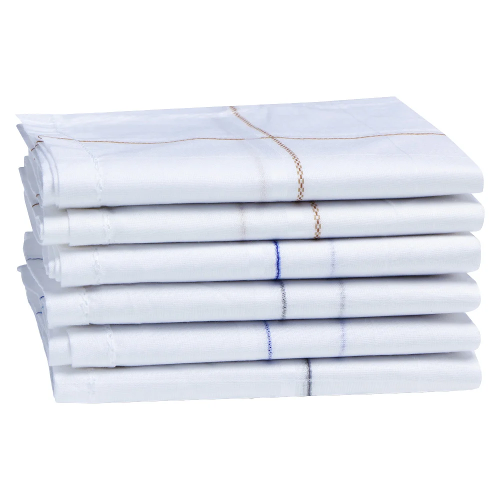Crossline Cotton Gifting Box Hanky (White)