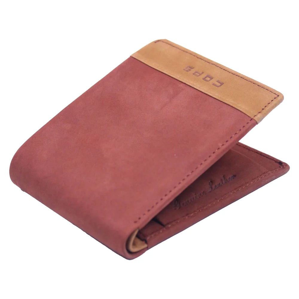 Cops Newbuck Leather wallets Brown (77)