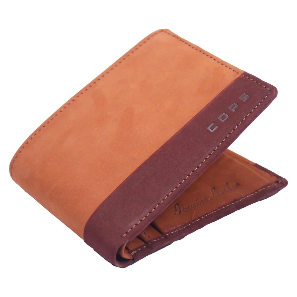 Cops Newbuck Leather wallets Tan (91)