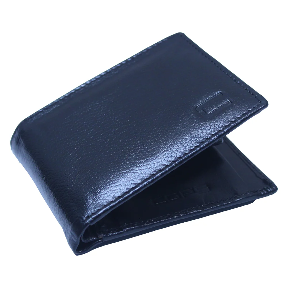 Cops Ship Leather wallets Black (DH1)