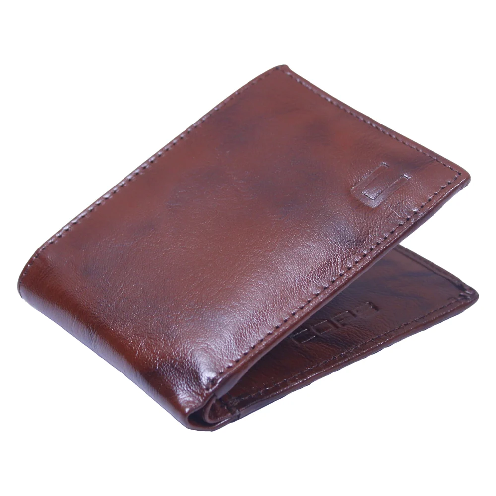 Cops Ship Leather wallets Brown (DH2)