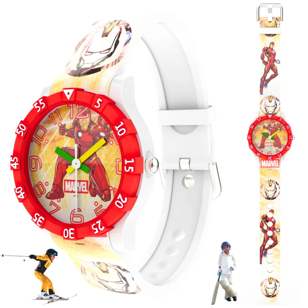 Dinsey Iron Man Round Analog watch for kids (3 to 12 Years)