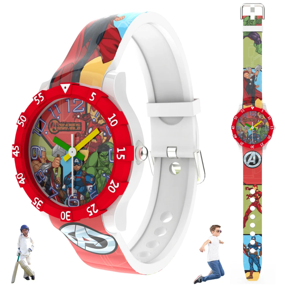 Dinsey Avengers Round Analog watch for kids (3 to 12 Years)