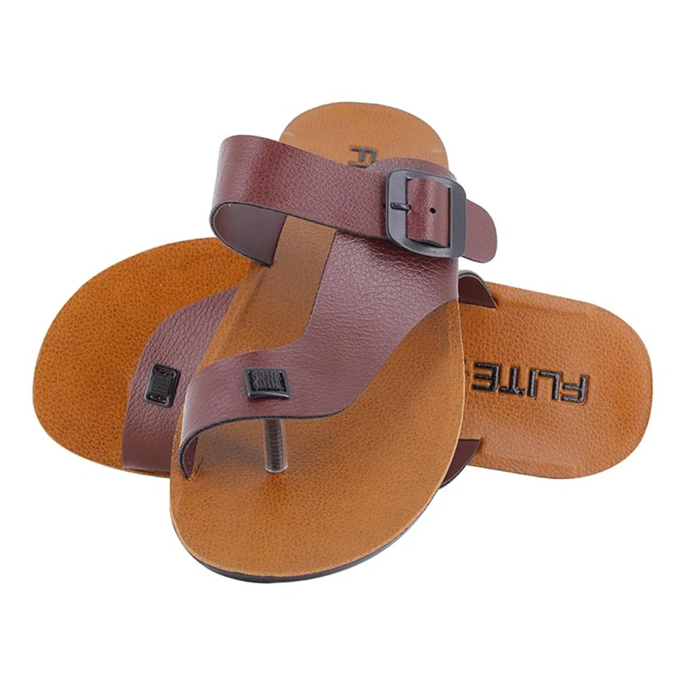 Relaxo Flite PUG 42 Men's Chappal (Brown)