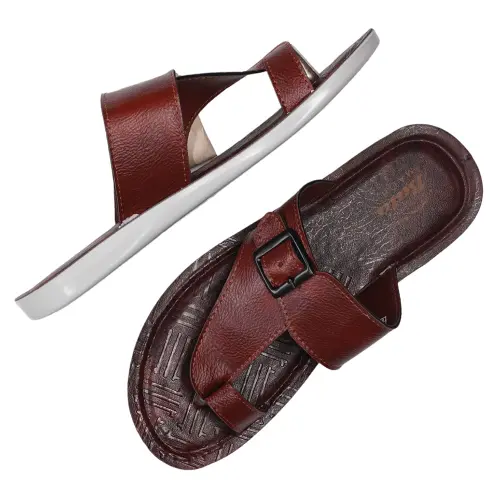 Bata Buckle - Apollo Men's Sandal AW23 (Brown)