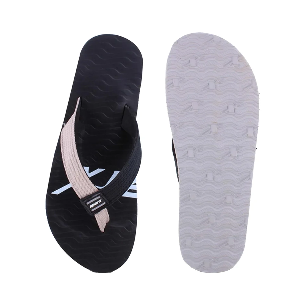 Relaxo Sparx Slipper Mens SFU 204 (Grey Black)