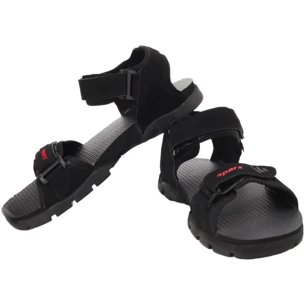 Relaxo Sparx Sandal Mens SS 101 (Black)