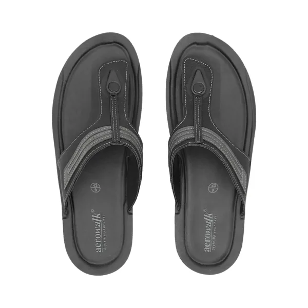 Aerowalk NV38 Birken Mens Chappal -Black