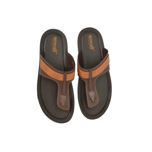 Aerowalk NV38 Birken Mens Chappal - Brown