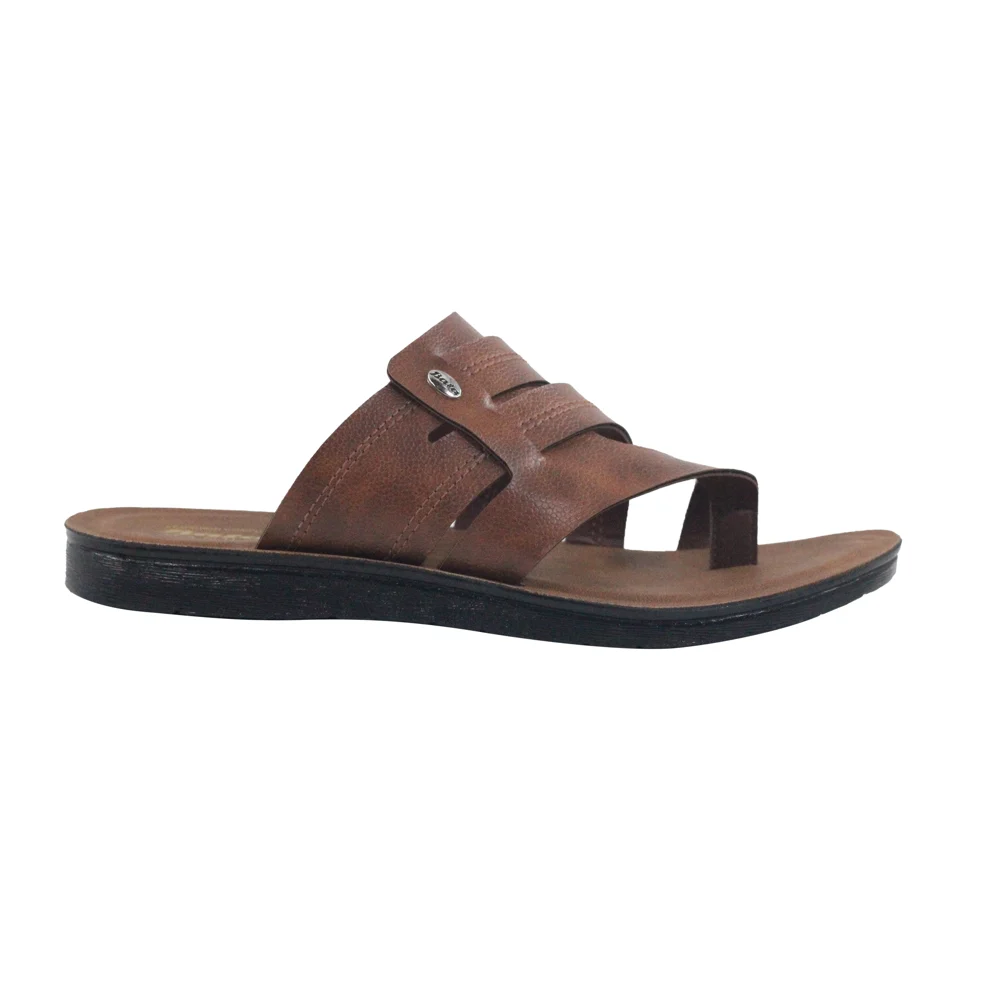 Bata Turin TR-Macho Men's Slippers (Tan) Size 7