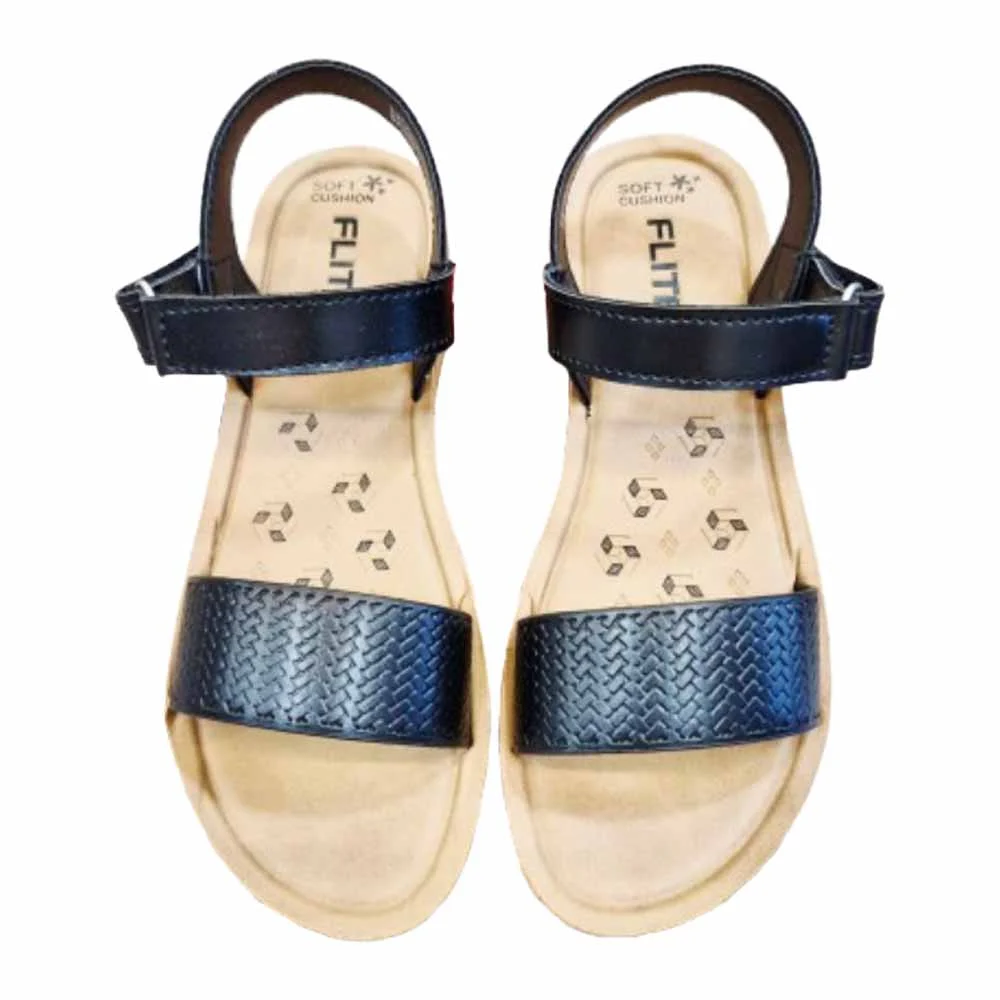Relaxo Flite PUL 212 Ladies Sandal (Black)