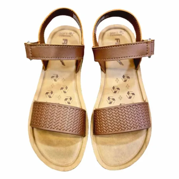 Relaxo Flite PUL 212 Ladies Sandal (Tan)
