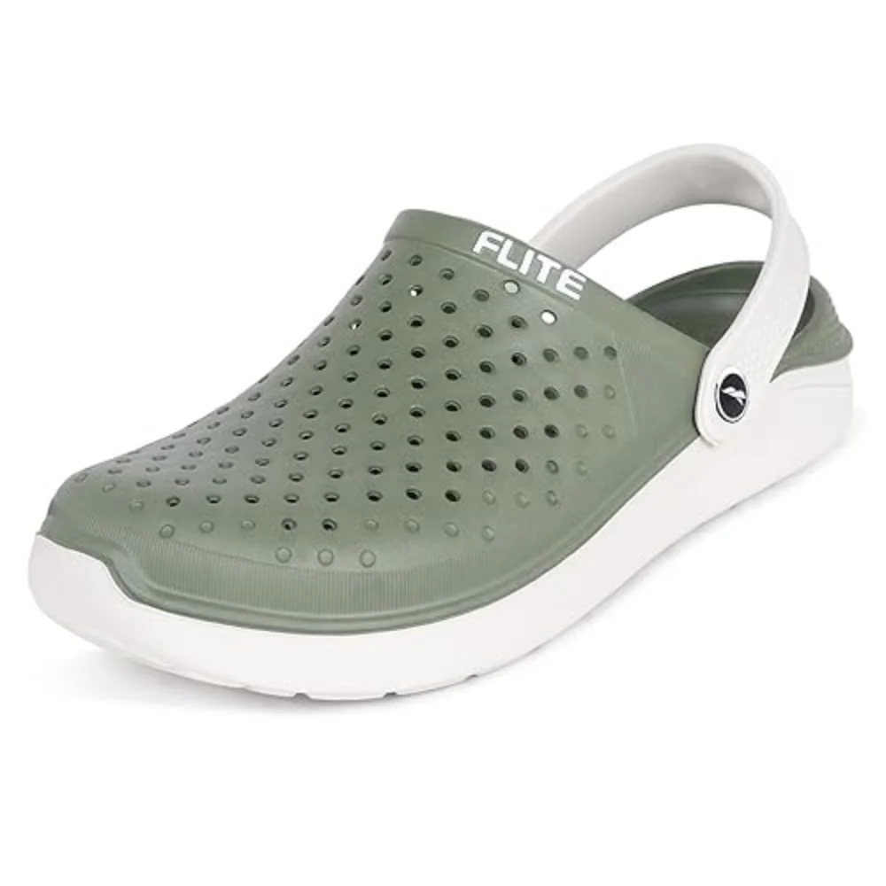 Relaxo Flite F 2002 Men's Clogs (Sand S. and Green)