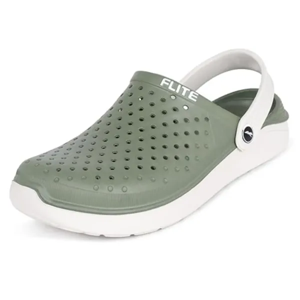 Relaxo Flite F 2002 Men's Clogs (Sand S. and Green)