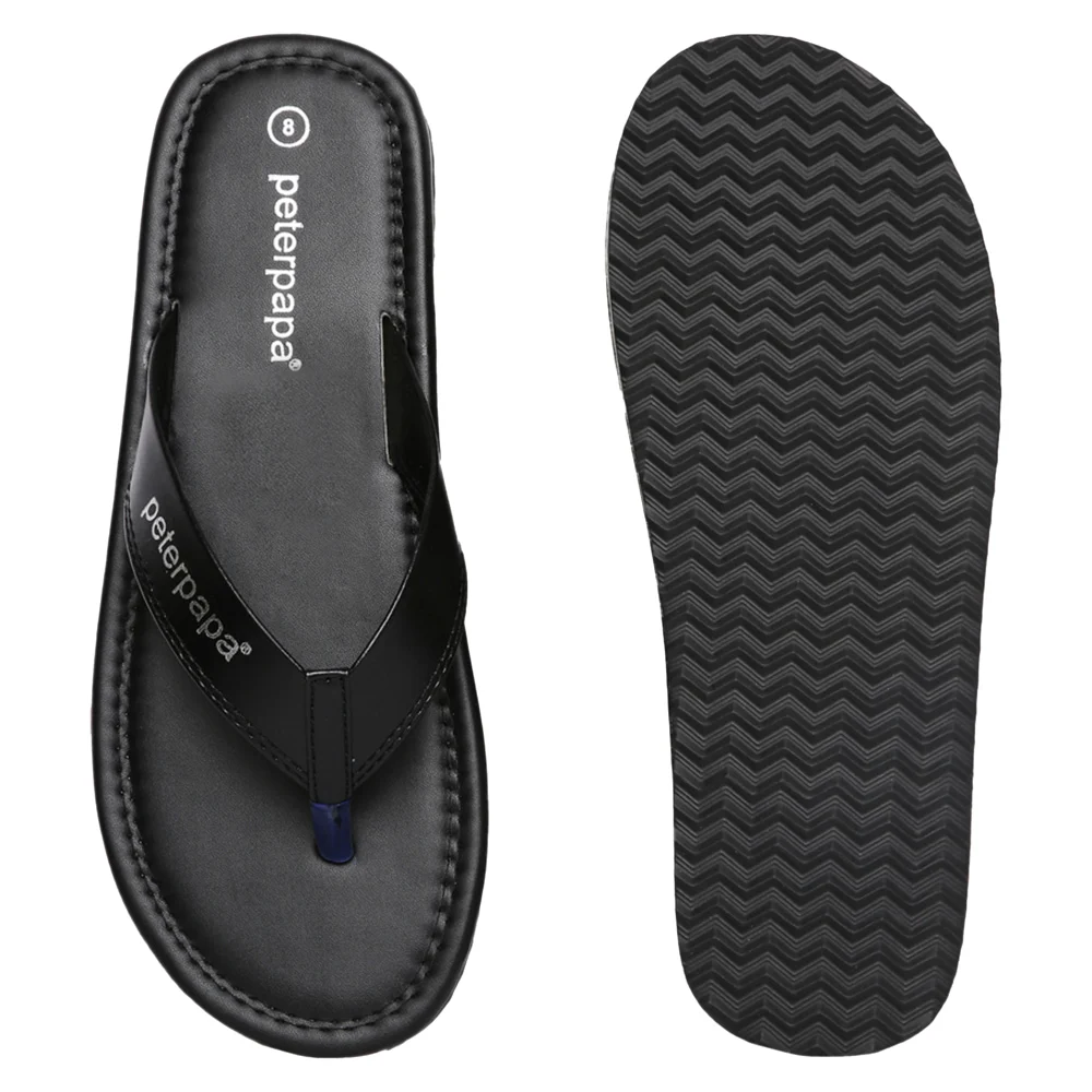 Peterpapa Men's Eva New VIR Fansy Slipper (Black)