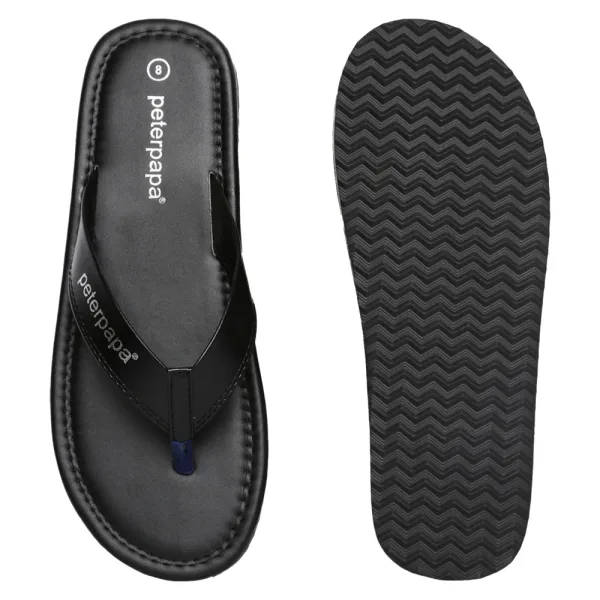 Peterpapa Men's Eva New VIR Fansy Slipper (Black)