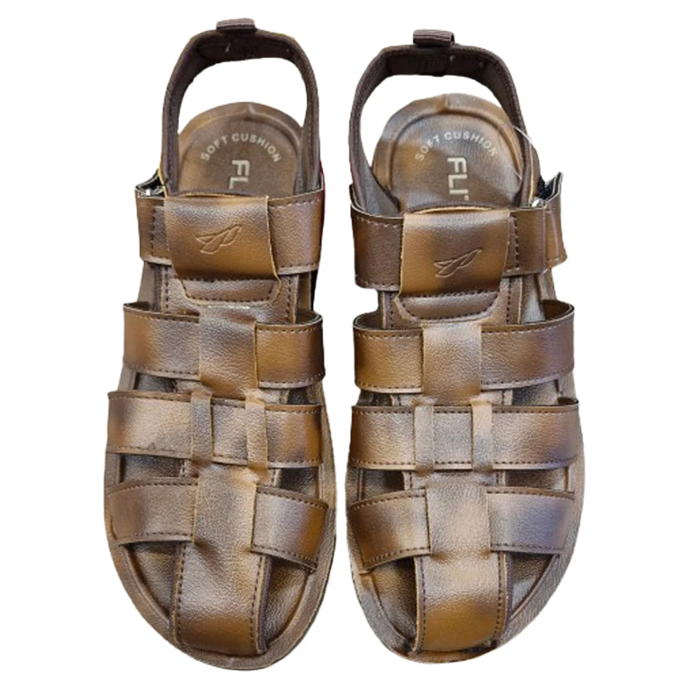 Relaxo Flite Pug 165 Men's Sandal (Brown)