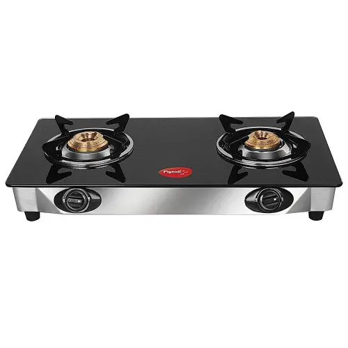 Pigeon Favourite Glass Top Gas Stove - 2 Burners