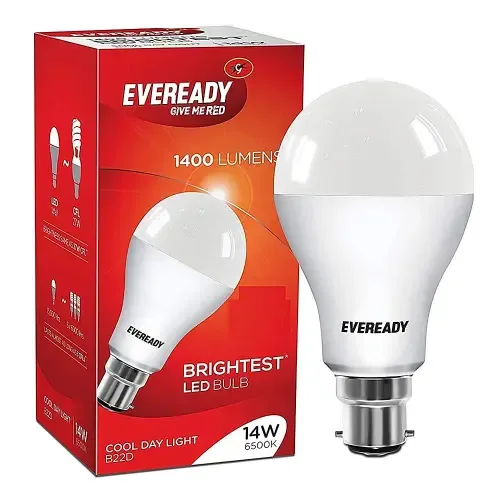 Eveready Cool Day Light White LED B22 Bulb : 14 W