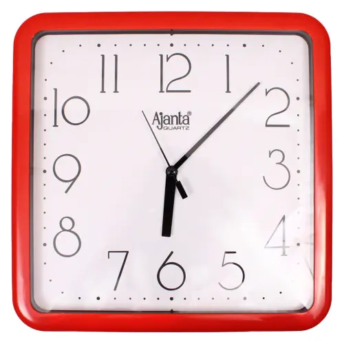 Ajanta Simple Analog Wall Clock 677 - 24x24x35 cm