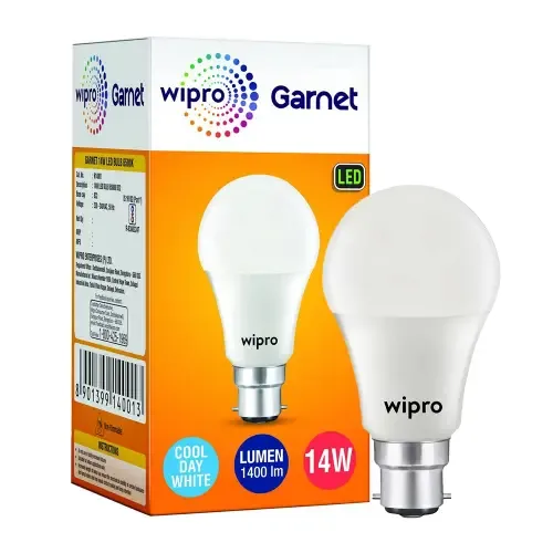 Wipro Garnet White LED Bulb B22 6500K (14 W)