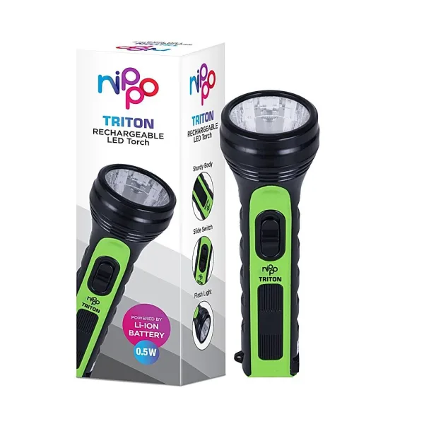 Nippo Triton Rechargeable LED Torch - 1 W