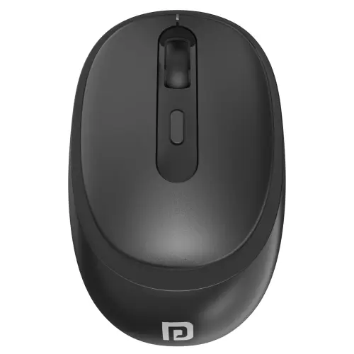 Portronics Wireless 2.4 GHz Optical Mouse - Black