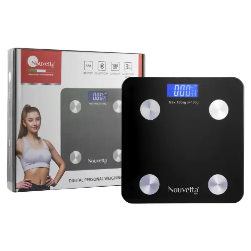 Nouvetta Bluetooth Digital Personal Smart Weighing Scale Machine
