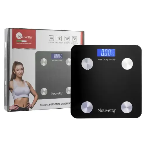Nouvetta Bluetooth Digital Personal Smart Weighing Scale Machine