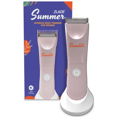 Zlade Summer Intimate Body Trimmer For Women - Pink