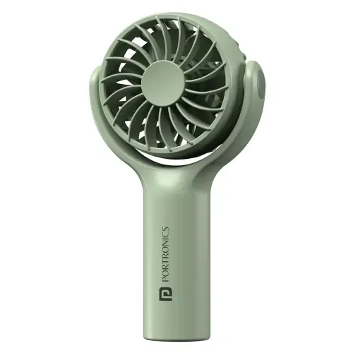Portronics Portable Pocket Fan Rechargeable (Green) - POR-1927