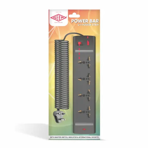 Geep Power Bar 4+1 Power Strip