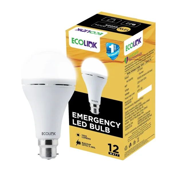 Ecolink By Philips Emergency B22 Led Bulb White 12 W