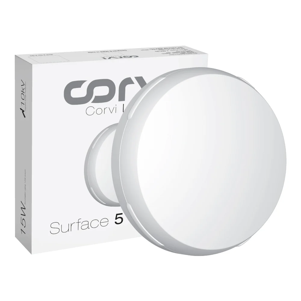 Corvi Led Light Surface 5 Round 12W (Slim Driverless Dimmable Full Glow) Warm White