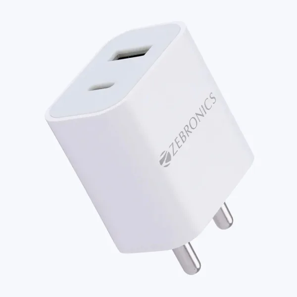 Zebronics Mobile Adaptor MA106B (White) - 20 W