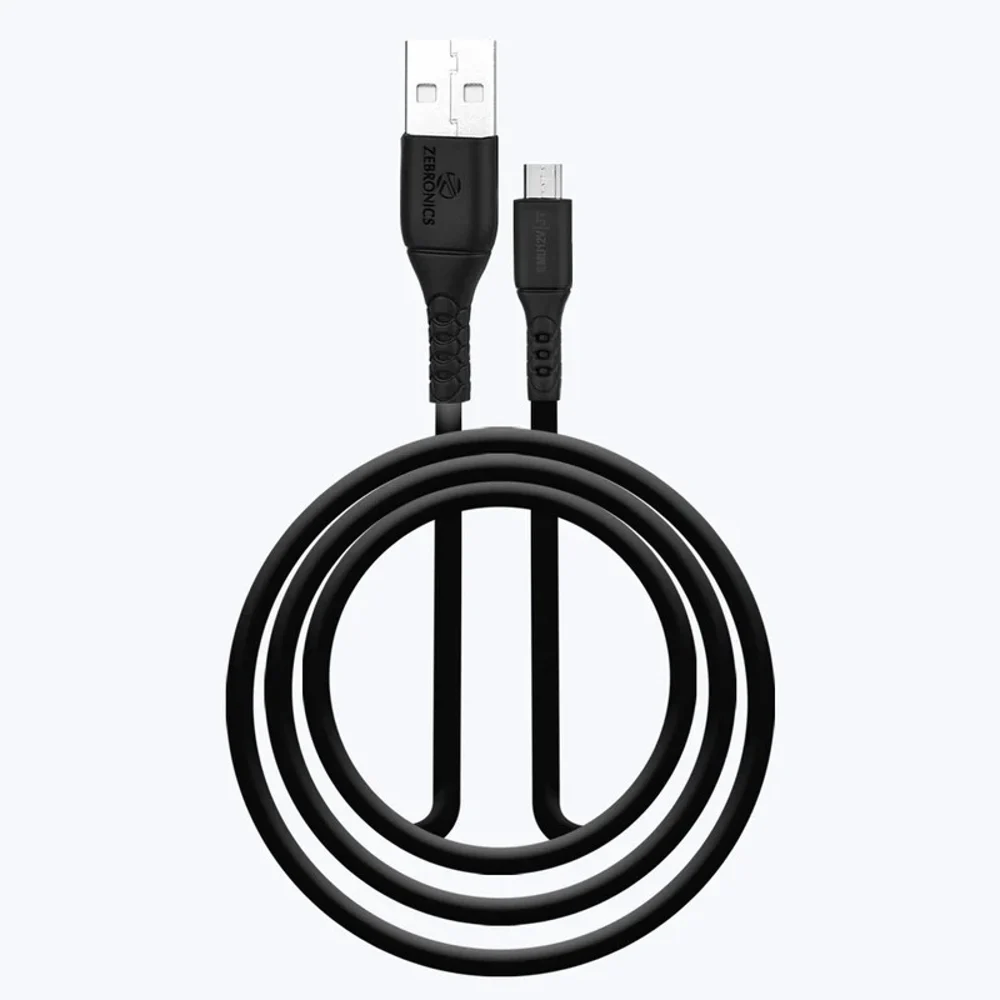 Zebronics Micro Usb Cable (ZEB-MU12V) - Black