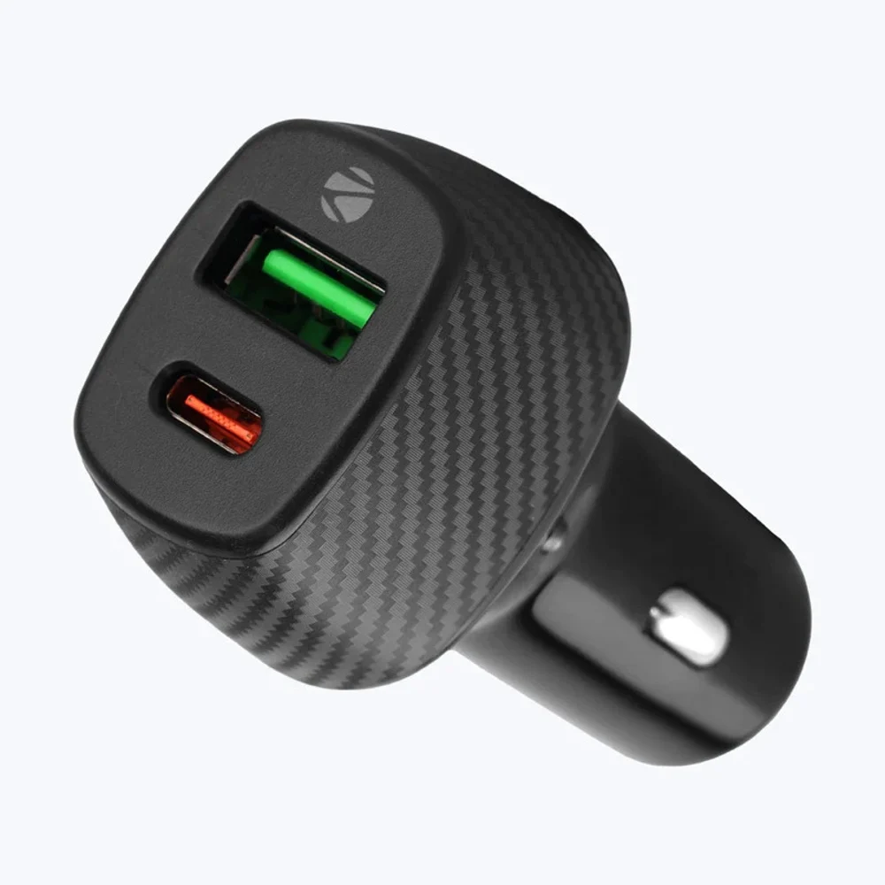 Zebronics Car Charger With Type C Cable (CC38 ) - Black