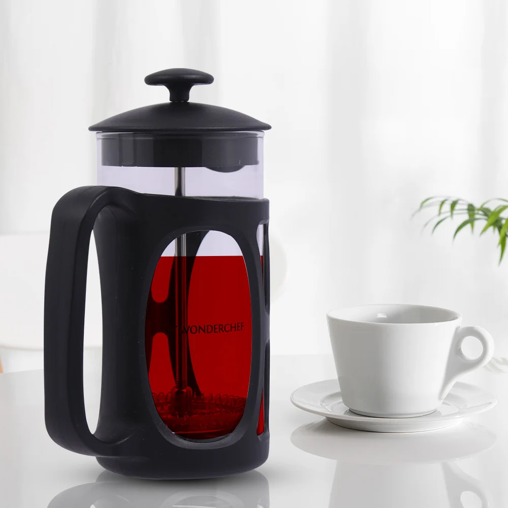 Wonderchef French Press Coffee & Tea Maker (Black)