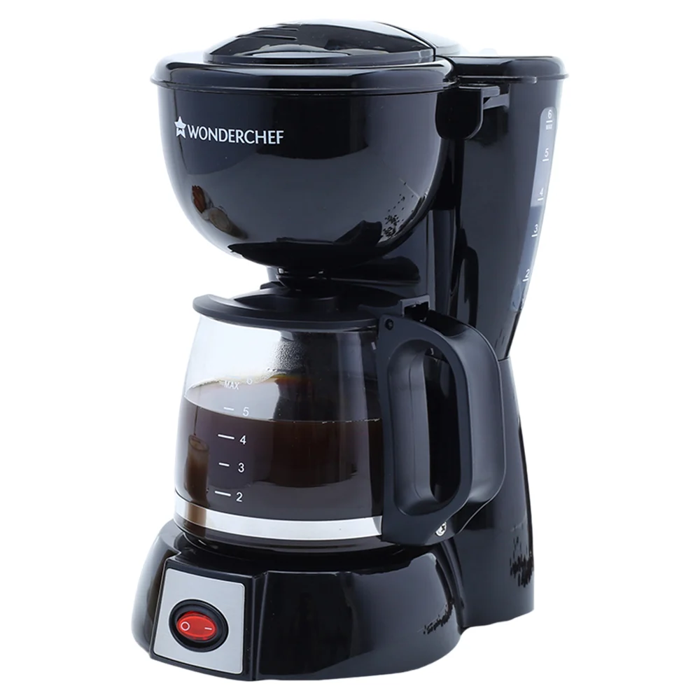 Wonderchef Onyx Brew Coffee Machine (Black) - 600 W