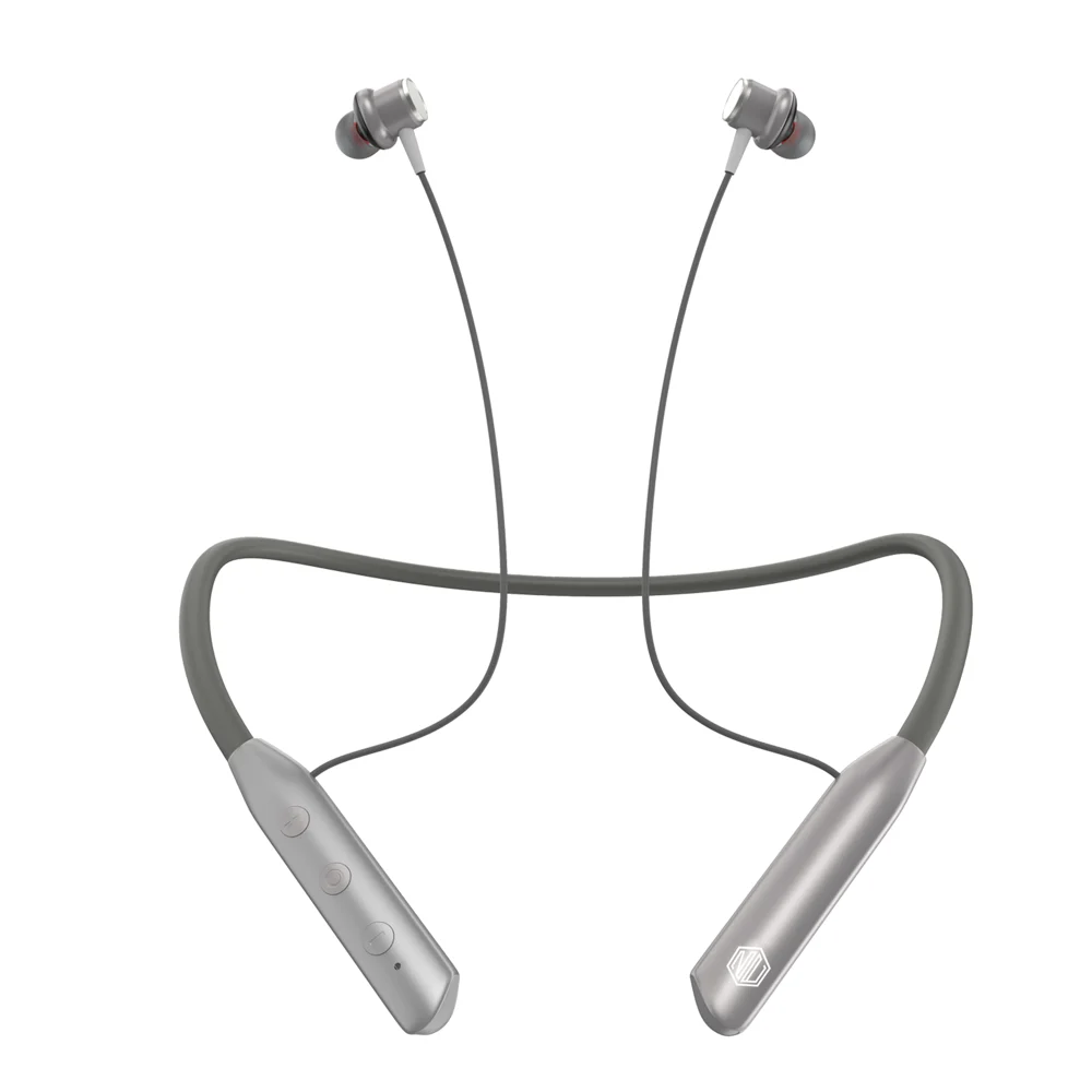 Nu Republic Pulse Metal Bluetooth Neckband IPX4 - Silver